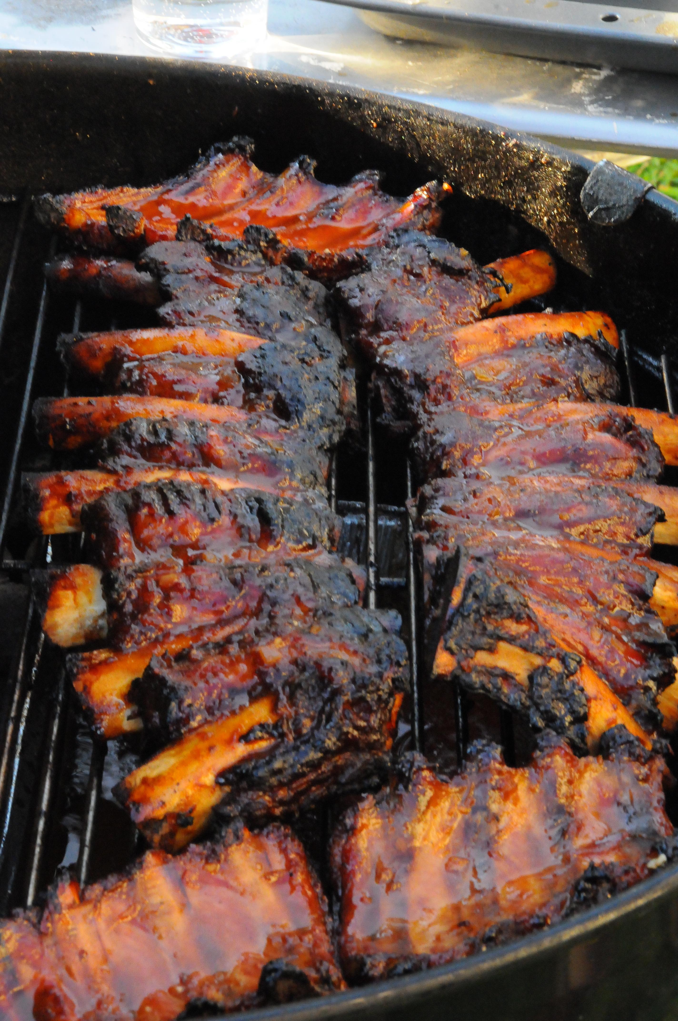 Pineapple-Marinated Smoked Beef Ribs